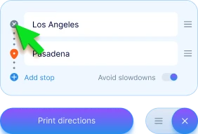 Remove stops